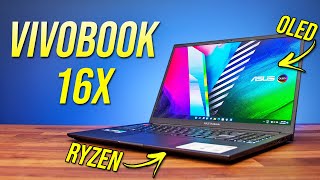 ASUS Vivobook 16X OLED Review  AMD amp OLED Together [upl. by Hsotnas]