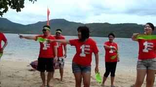 ITS MORE FUN IN THE PHILIPPINES TEAM BUILDING CHEERING COMPETITION THE RED TEAM [upl. by Corrine]