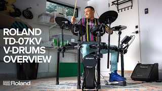 Roland VDrums TD07KV Kit Overview [upl. by Athallia446]