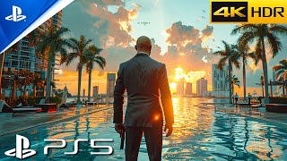 MIAMI PS5 Immersive ULTRA Realistic Graphics Gameplay 4K60FPS Hitman 2 [upl. by Beitch193]