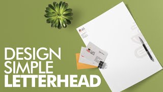 Letterhead for Brand Identity  اردو  हिंदी [upl. by Ayatnohs]