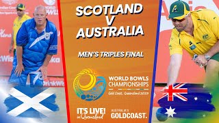 2023 World Bowls Championships – Men’s Triples Final Scotland v Australia [upl. by Lallage]