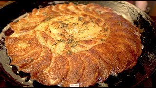 Potato Galette  Pommes Anna  No Flour Eggs or Milk  Christine Cushing [upl. by Fleeman]