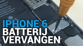 iPhone 6 batterij vervangen  Fixjenl [upl. by Aletta425]