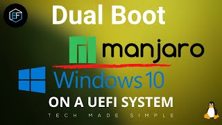 Manjaro dual boot with Windows 10 [upl. by Ahen]