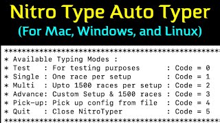 Trying the fastest auto typer on Mac  nitro type [upl. by Drofkcor]