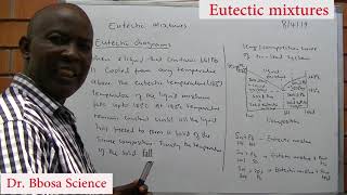 Eutectic mixtures By Dr Bbosa Science [upl. by Tinya25]