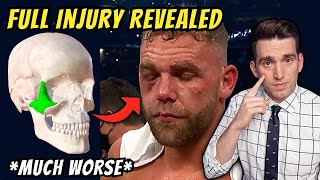 UPDATE Billy Joe Saunders Eye Injury DETAILS REVEALED vs Canelo Alvarez  Doctor Explains [upl. by Lleral]