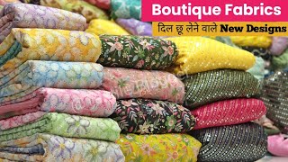 New Designer Bollywood Inspired Fabrics  Fabrics  Boutique Fabrics Wholesaler at Surat [upl. by Gellman164]