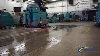 Tennant T7 Rider Floor Scrubber [upl. by Buschi]