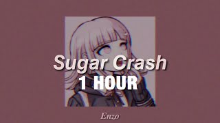 1 HOUR ElyOtto  SugarCrash  slowed  reverbed [upl. by Gunar665]