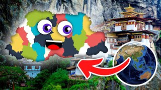 Bhutan  Geography amp Districts  Countries of the World [upl. by Schultz207]