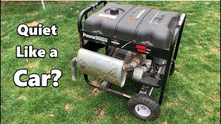 Will a Car Muffler Make a Generator Quiet [upl. by Llerral]