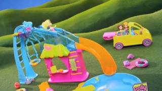 Polly Pocket  Flip n Swim Pool Playset [upl. by Ariom]