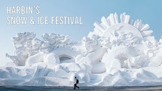 Highlights of Harbins Snow amp Ice Festival [upl. by Leseil478]