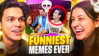 Funniest meme review ever  DANK memes  funny meme review with Kanika😂 [upl. by Idihsar]