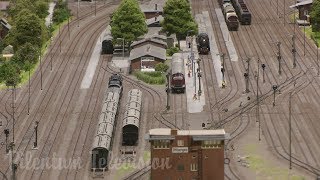 One of Germanys finest and most famous and superb model railway with steam trains in HO scale [upl. by Shulock]