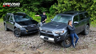 2022 Subaru Outback Wilderness vs Toyota 4Runner TRD OffRoad Trail Test [upl. by Hesta]