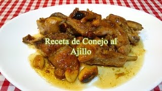 Conejo al ajillo receta original [upl. by Urina839]