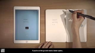 Moleskine Smart Writing Set tutorial [upl. by Carnes16]