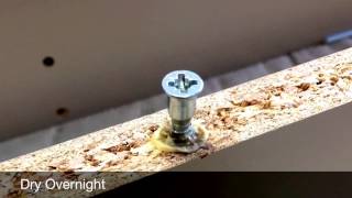 How To Fix a Stripped Wood Screw [upl. by Rozina]