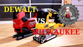 Milwaukee M18 Fuel Jig Saw VS Dewalt 20V Max XR Jig Saw Tool Duel Episode 4 [upl. by Niawd]