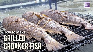 How to Make Grilled Croaker fish [upl. by Esiahc]