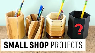 DIY Pencil Holders 4 Ways  How To Make Wood Pencil Holders [upl. by Garfield]