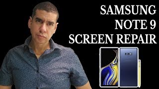 SAMSUNG GALAXY NOTE 9 SCREEN REPLACEMENT  HOW TO REPAIR [upl. by Icyac]