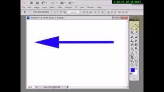 Hacer una flecha en Photoshop [upl. by Bulley64]
