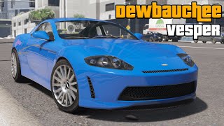 Dewbauchee Vesper Aston Martin DBS  Vanquish  GTA V Lore Friendly Car Mods  PC [upl. by Anen601]