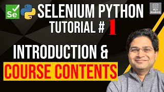 Selenium Python Tutorial 1  Introduction to Python Selenium Training [upl. by Kironde366]