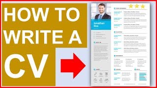 HOW TO WRITE A BRILLIANT CV CV Templates Included [upl. by Allerym152]