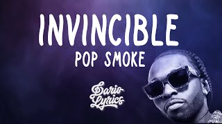 quotINVINCIBLEquot  Pop Smoke  Lyrics  Dario Lyrics [upl. by Gilchrist]