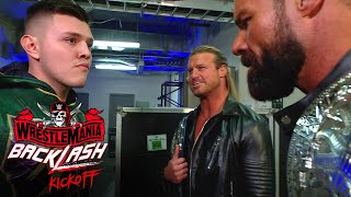 Dolph Ziggler amp Robert Roode deliver Dominik Mysterio a beatdown WrestleMania Backlash Kickoff Show [upl. by Arahsit996]