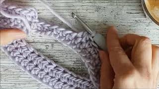 Tutorial samengehaakte halvestokjes haken [upl. by Cortney]