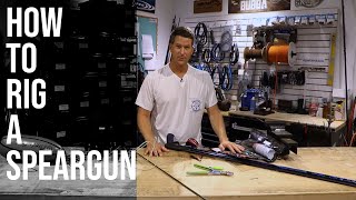 How to Rig a Speargun Shooting line to Reel and Floatline  Spearfishing Tutorial [upl. by Nyssa]