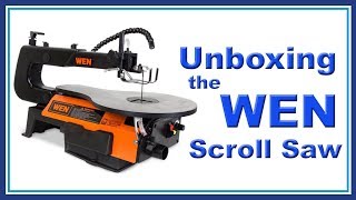 Unboxing the Wen Scroll Saw Model 3920 and 3921 [upl. by Animas]