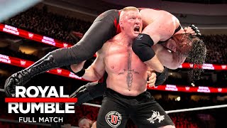 FULL MATCH  Lesnar vs Strowman vs Kane – Universal Title Triple Threat Match Royal Rumble 2018 [upl. by Strephon]