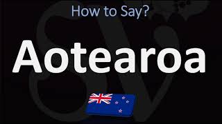 How to Pronounce Aotearoa NEW ZEALAND MAORI [upl. by Lladnew627]