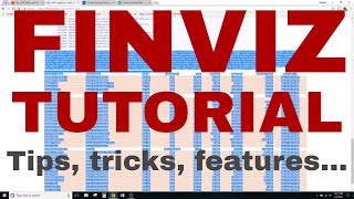 Finviz Tutorial for Value Investors and Beginners [upl. by Dickson954]