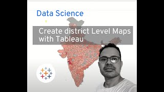 Create District Level Map in Tableau  Part 2 Tableau Visualization [upl. by Ida]