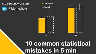 Ten Statistical Mistakes in 5 Min [upl. by Vinia]