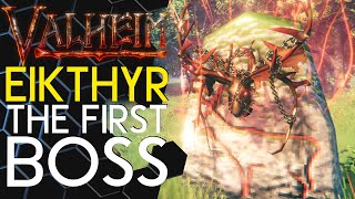 Valheim  How to defeat EIKTHYR the first boss [upl. by Nadiya572]