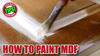 How to paint MDF  DIY tips [upl. by Aicilaana]