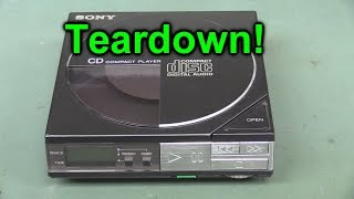 EEVblog 863  Sony D50 Discman Teardown  Worlds First Portable CD Player [upl. by Bobbi]