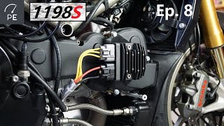 2009 Ducati 1198S  Ep8  Voltage Regulator Replacement and Relocation [upl. by Cherye]