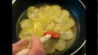 Potato Galette classic French garnish professional cooking recipe [upl. by Alathia]