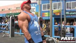 IFBB Pro Jari quotBullquot Mentula  Muscle Beach 2011 [upl. by Nnylaehs186]