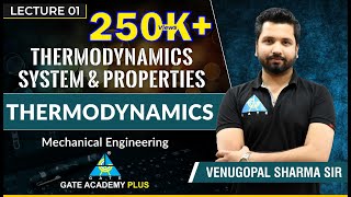 Thermodynamics  Module 1  Thermodynamics System amp Properties Lecture 1 [upl. by Devaj593]